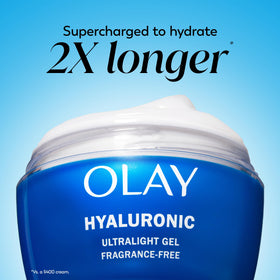 Olay before and after comparison demonstrating improved skin glow
