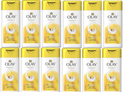 Olay front packaging showing 3oz bottle and moisturizing shea butter benefit