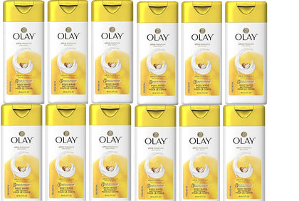 Olay front packaging showing 3oz bottle and moisturizing shea butter benefit