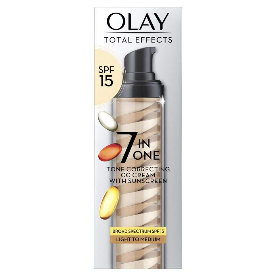 Olay CC Cream front packaging showing tube and product name for quick ID and benefit