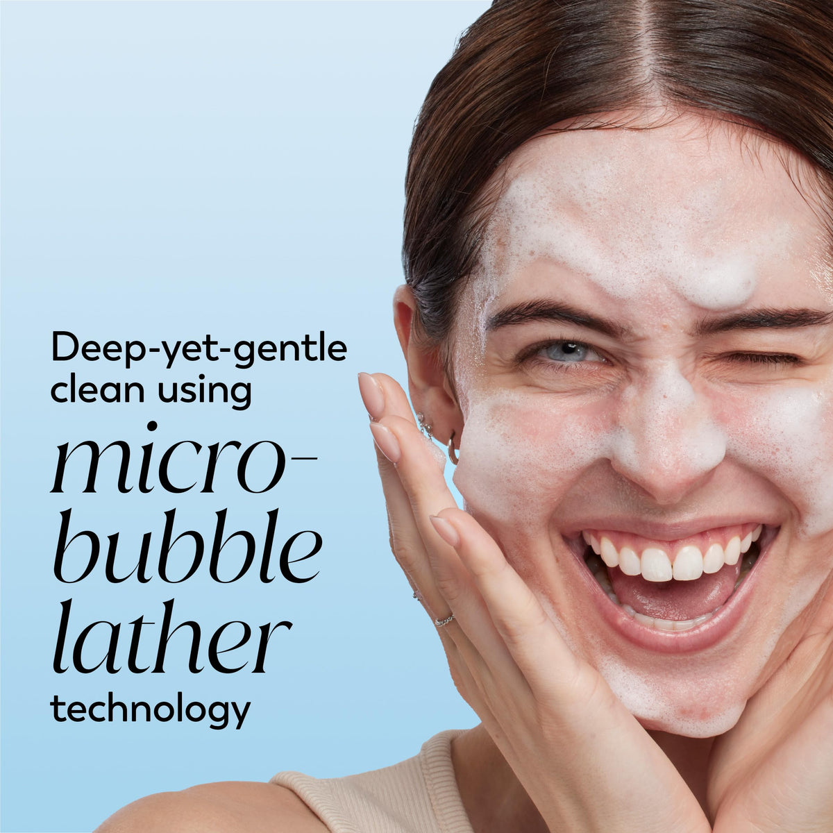 Olay pad close-up texture illustrating soft, dissolvable formulation