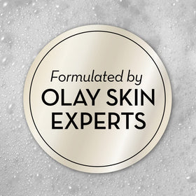 Olay close-up of creamy lather with shea butter emphasizing rich moisturizing feel
