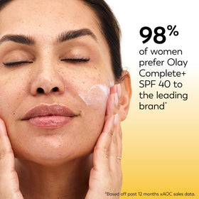 Olay Skin Health Alliance badge showing dermatologist-approved benefit