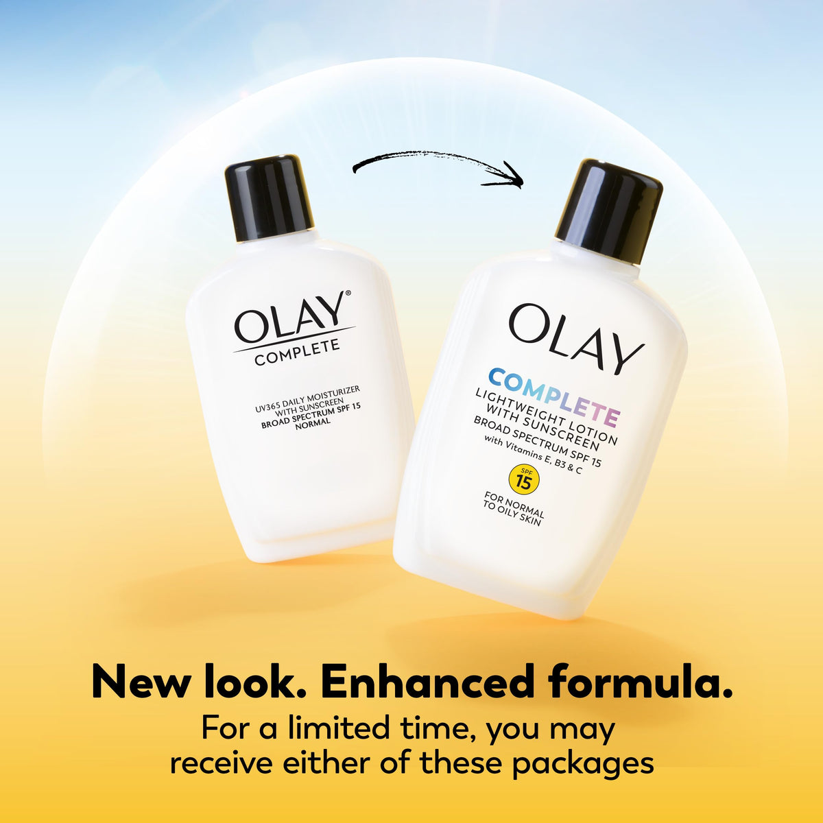 Olay close-up of pump and cap for easy dispensing benefit