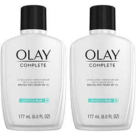 Olay Complete texture close-up highlighting lightweight, non-greasy feel