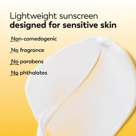 Olay cream blended on skin illustrating no white cast and breathable finish
