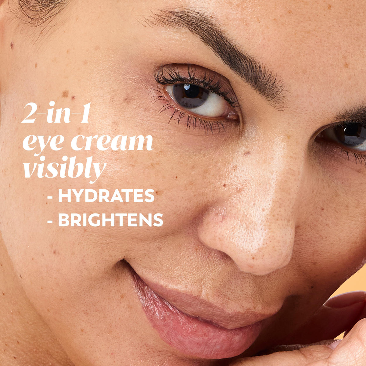 Olay close-up texture of the cream showing lightweight, silky hydration