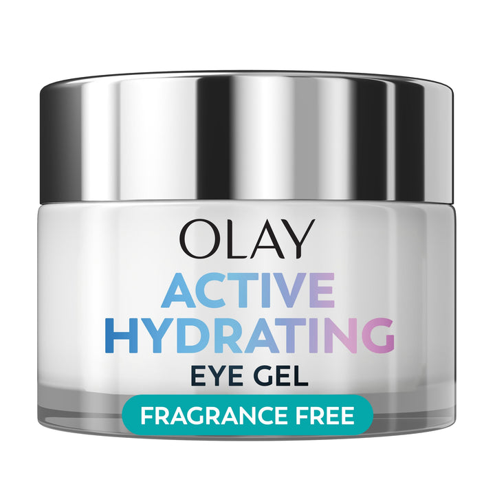 Olay jar front view showing product and clear labeling for quick identification