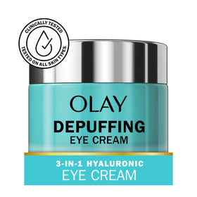 Olay close-up of gel texture dispensing that shows quick-absorbing hydration