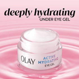 Olay gel texture close-up demonstrating lightweight finish and fast absorption