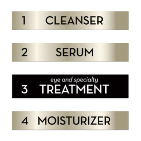 Olay eye roller in use morning routine demonstrating quick depuffing benefit