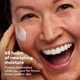 Olay jar in hand showing 1.9 fl oz size for easy scale and portability