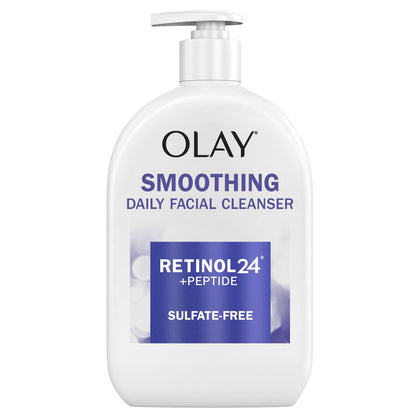 Olay front 16oz bottle showing full packaging and benefit of daily hydration