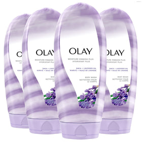 Olay front packaging 18oz bottle showing brand and benefits