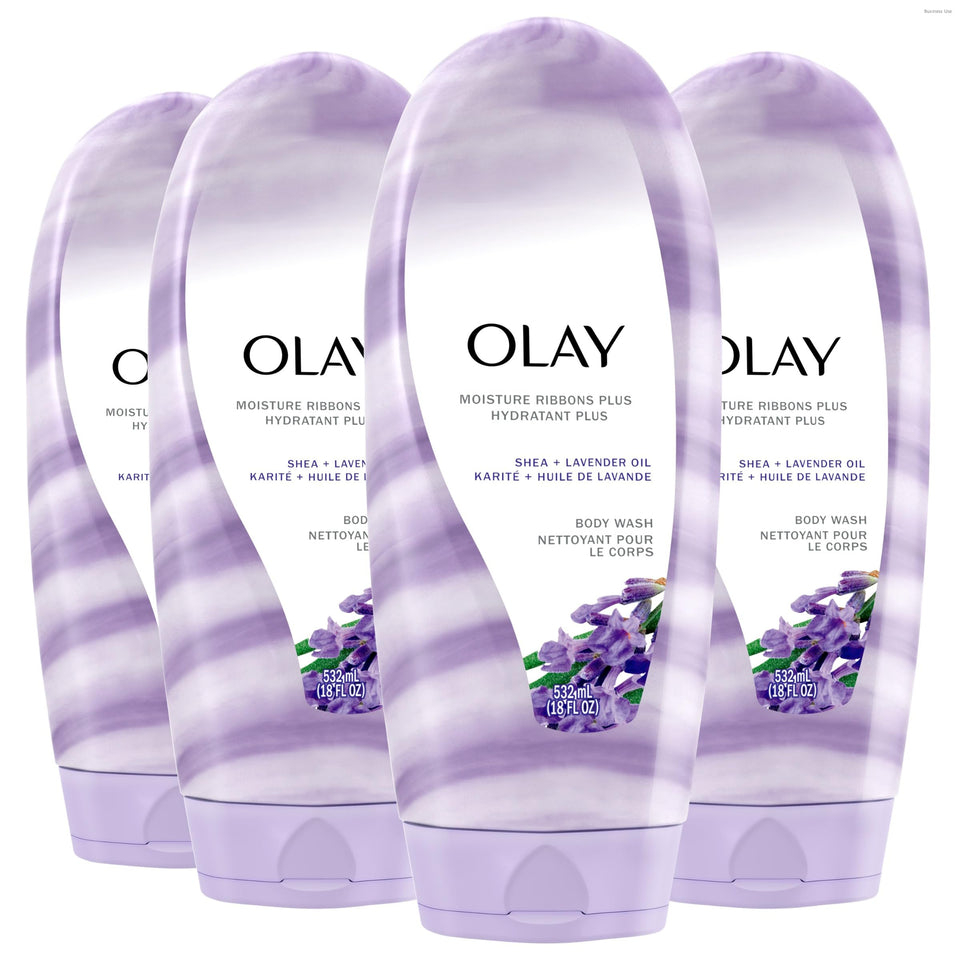 Olay front packaging 18oz bottle showing brand and benefits