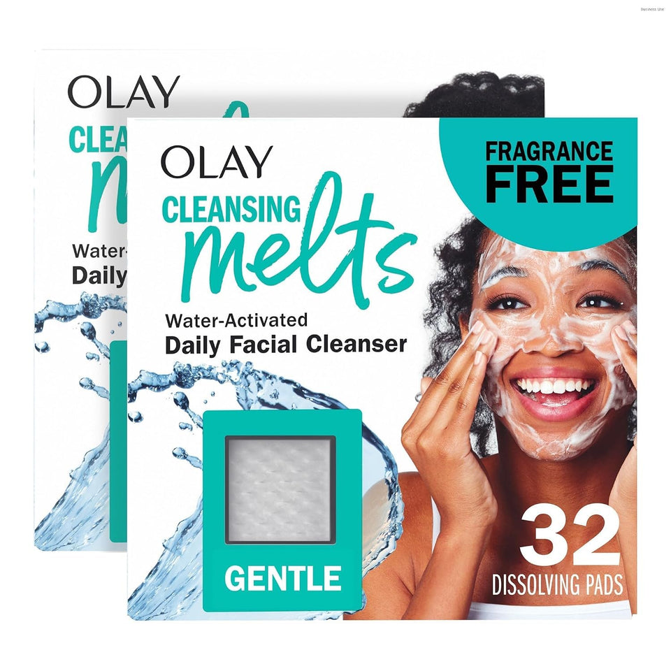 Olay front packaging showing travel two-pack and product benefits