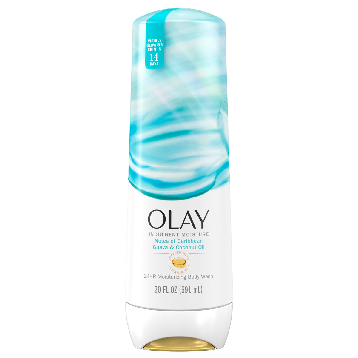 Olay front packaging showing bottle and label for quick selection