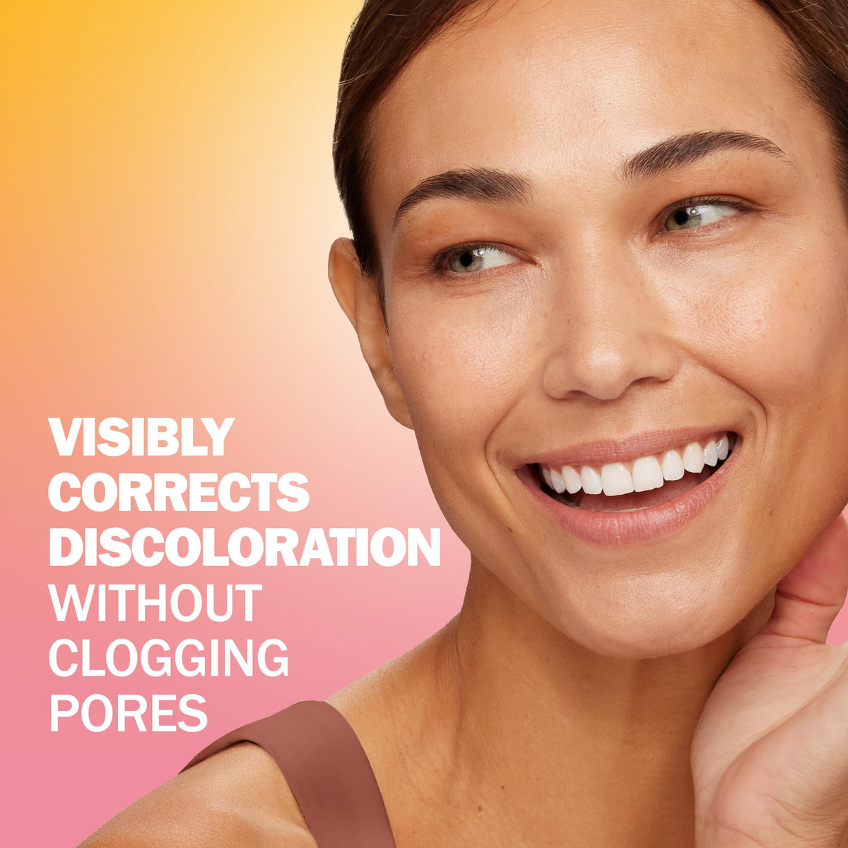 Olay ingredient label closeup highlighting vitamin C and peptides