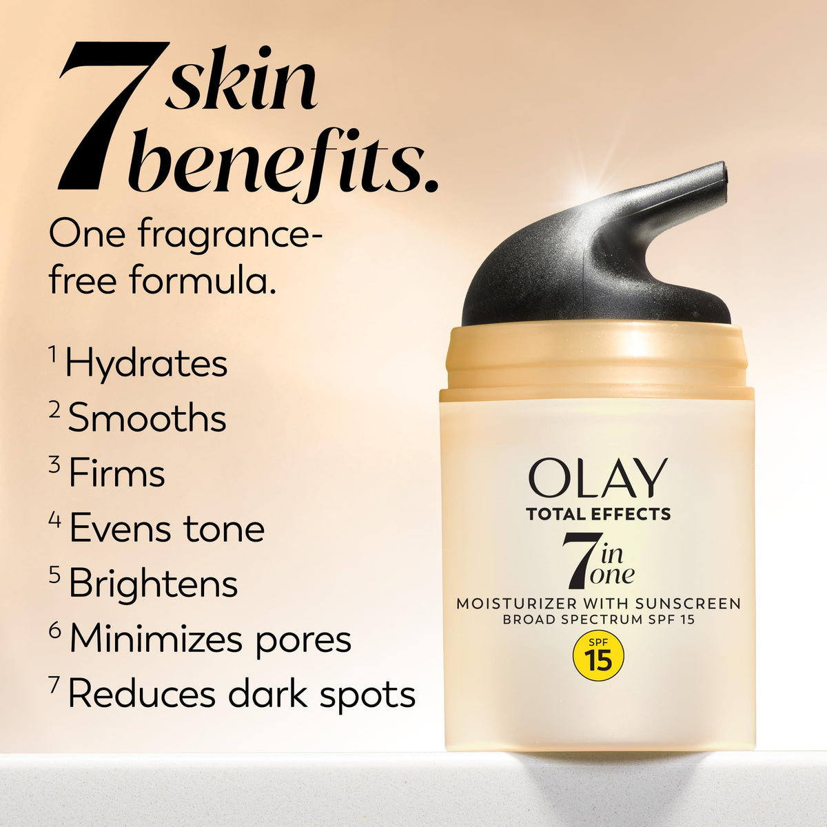 Olay VitaNiacin Complex bottle with vitamins C and E for skin renewal