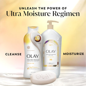 Olay on bathroom shelf showing everyday skincare appeal