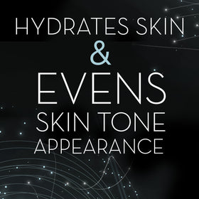Olay product label detail highlighting key ingredients and tone benefits