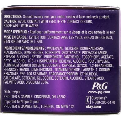 Olay product beside vitamin capsules illustrating nourishing ingredients benefit