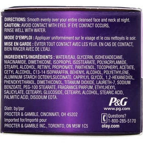 Olay product beside vitamin capsules illustrating nourishing ingredients benefit