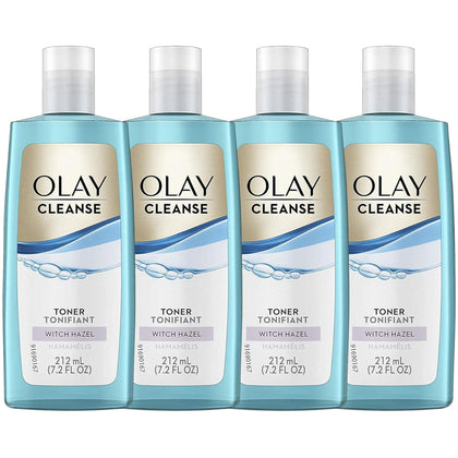 Olay toner front packaging showing bottle and label, ideal for clarity