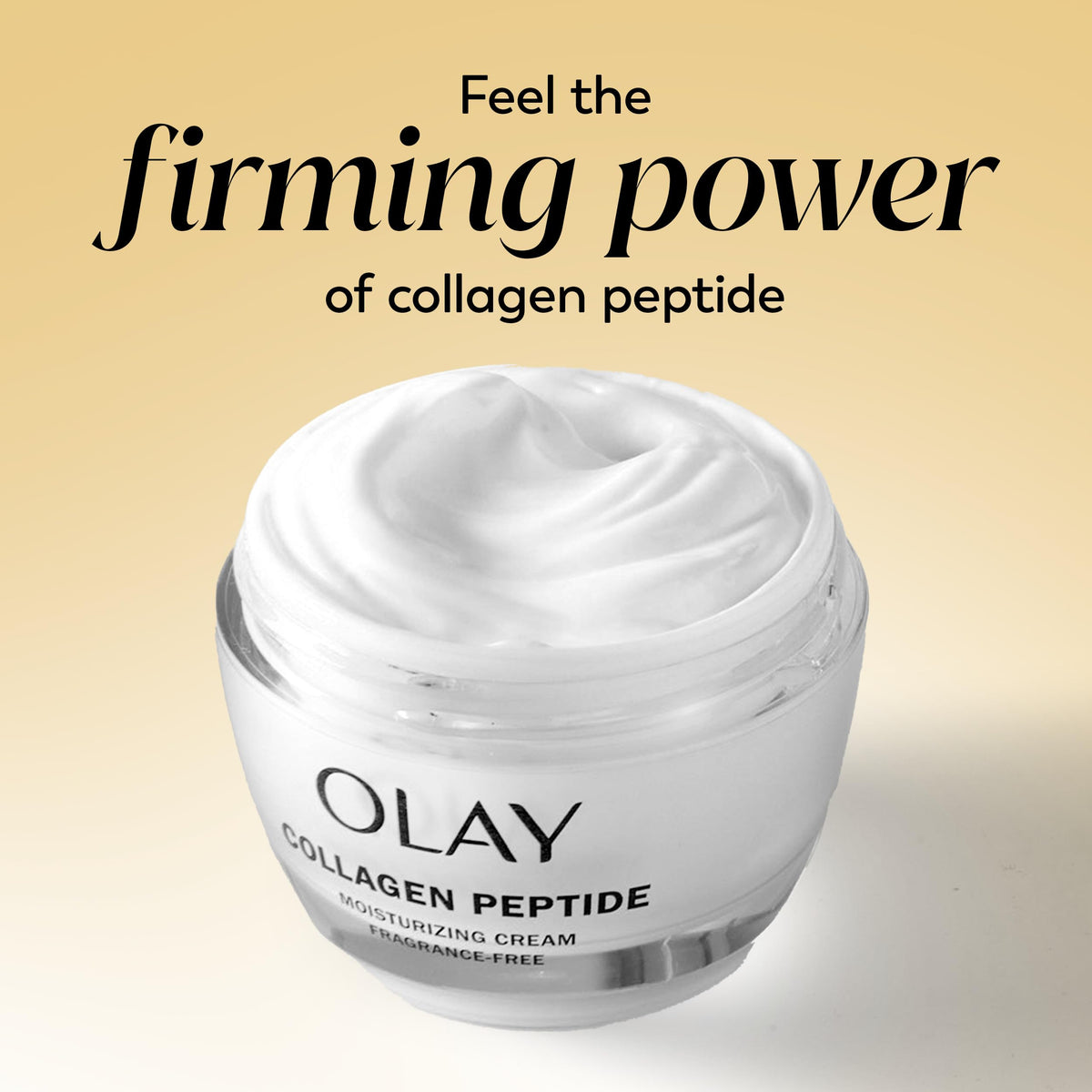 Olay packaging box with jar arranged to show included sample and contents