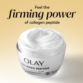 Olay packaging box with jar arranged to show included sample and contents
