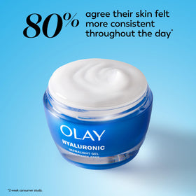 Olay label close-up showing ingredients list for transparent formulation