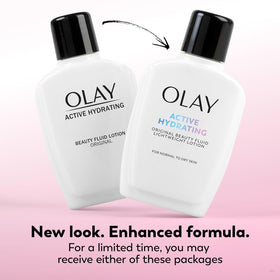 Olay texture close-up pouring fluid showing lightweight absorption benefit