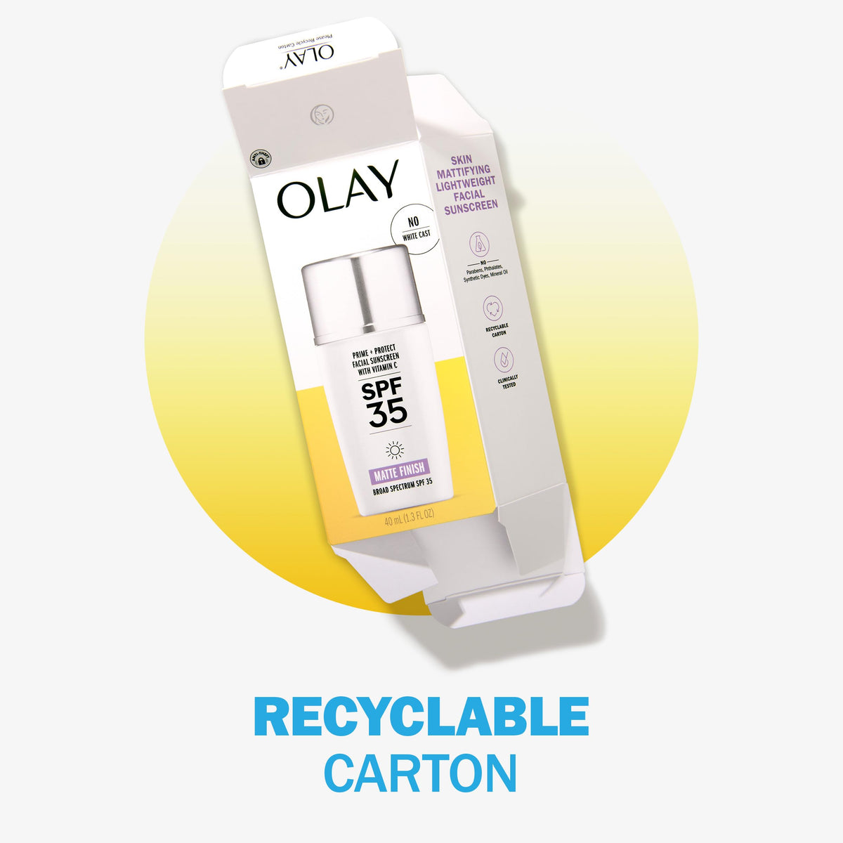 Olay tube in a purse during travel illustrating convenient on-the-go protection