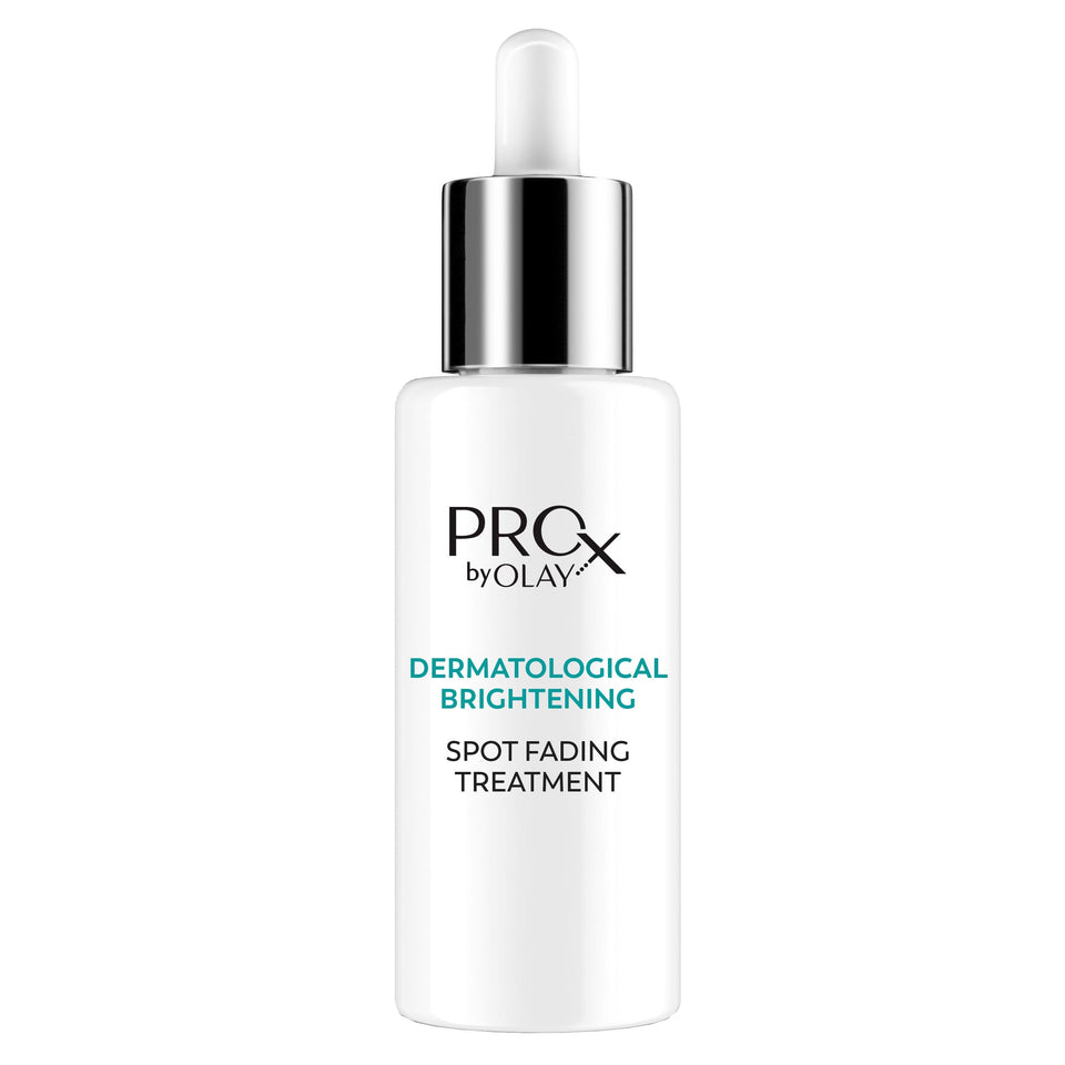 Olay Pro-X front packaging showing clean clinical design and product clarity