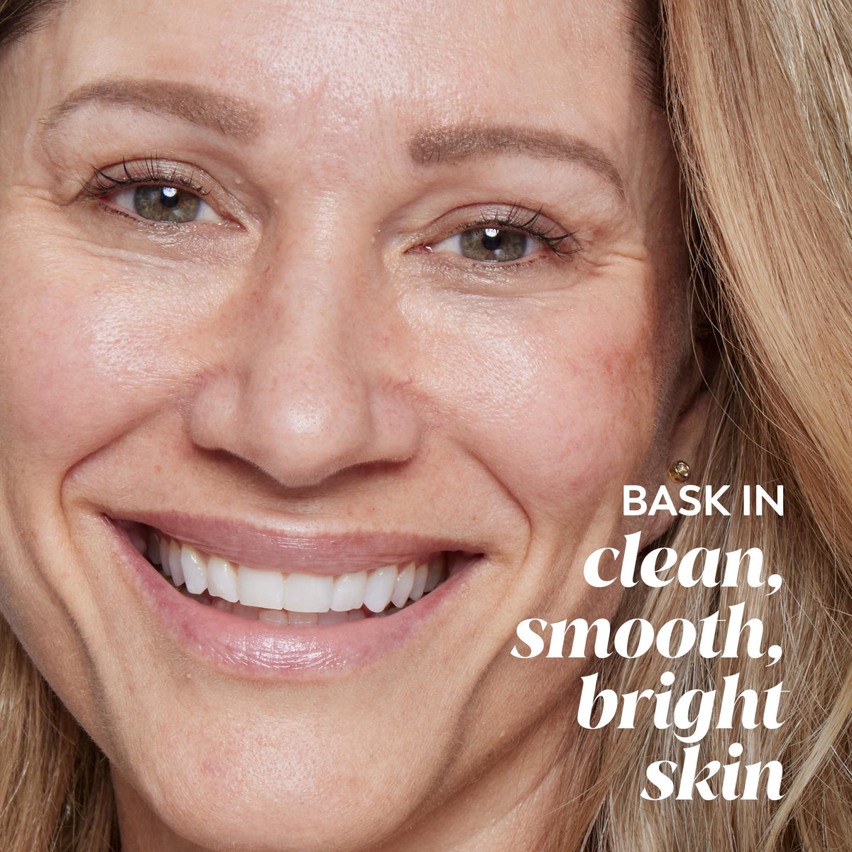 Olay Regenerist being applied to face showing brightening prep