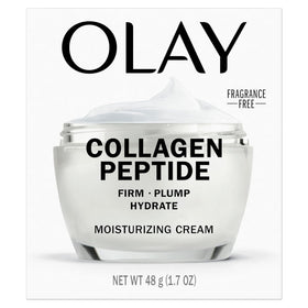 Olay Regenerist being applied to hand demonstrating non-greasy hydration