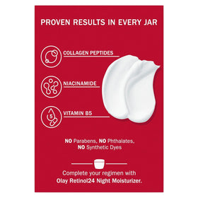 Olay Regenerist by bedside during night routine showing evening-repair benefit
