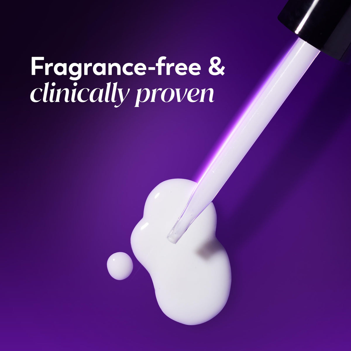 Olay illustrative before and after skin panels, showing visible wrinkle improvement