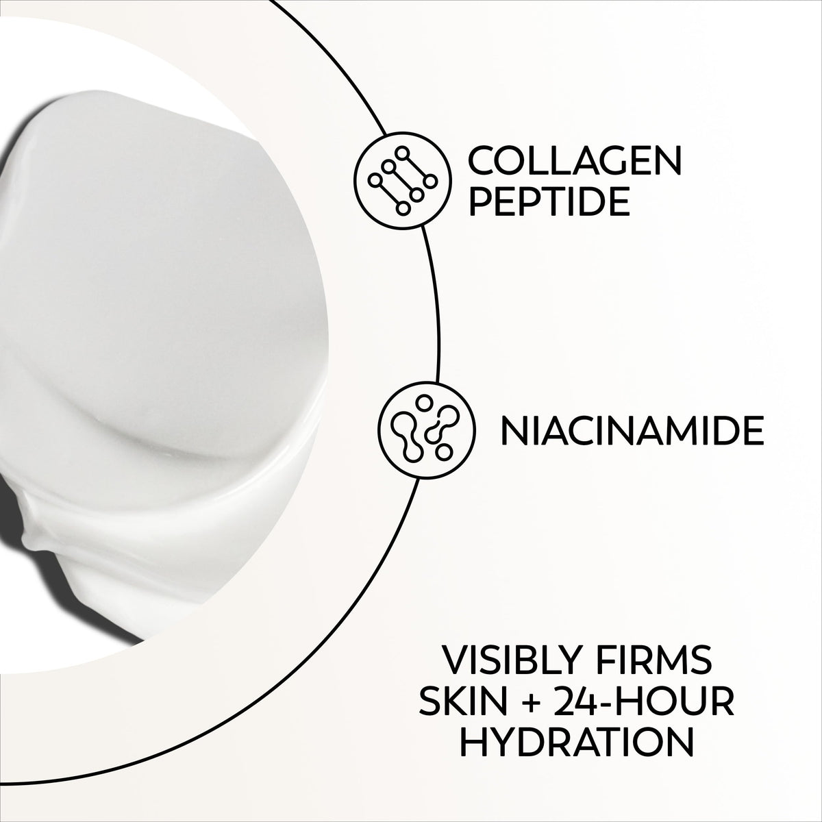 Olay before and after eye area comparison showing visible improvement benefit