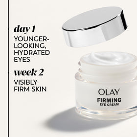 Olay cream on fingertip ready to apply demonstrating smooth spread benefit