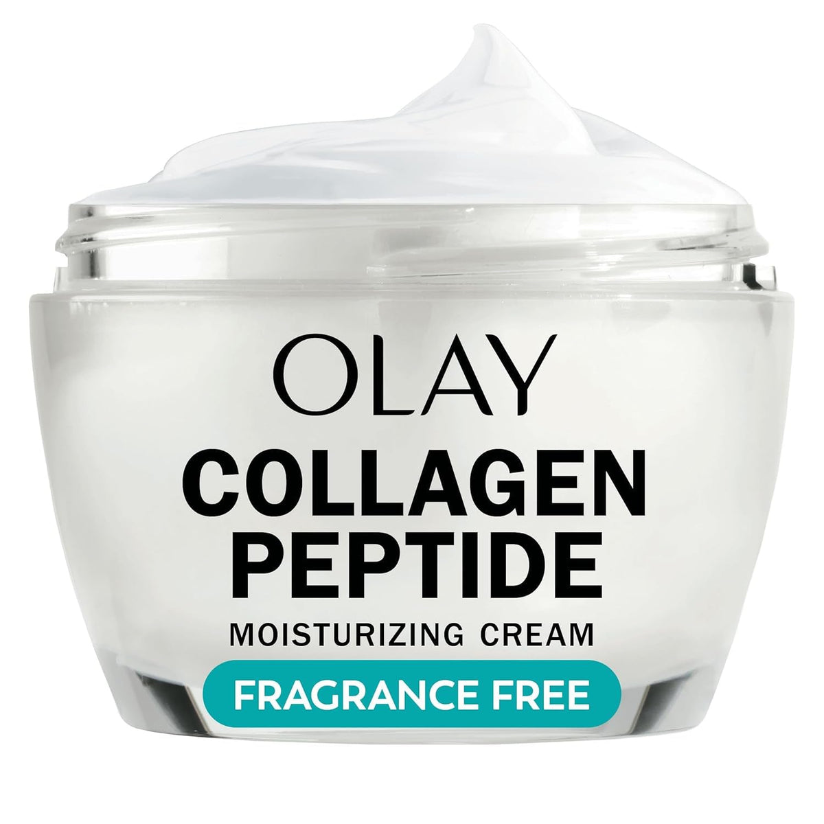 Olay Regenerist front jar showing packaging and product benefit hydration