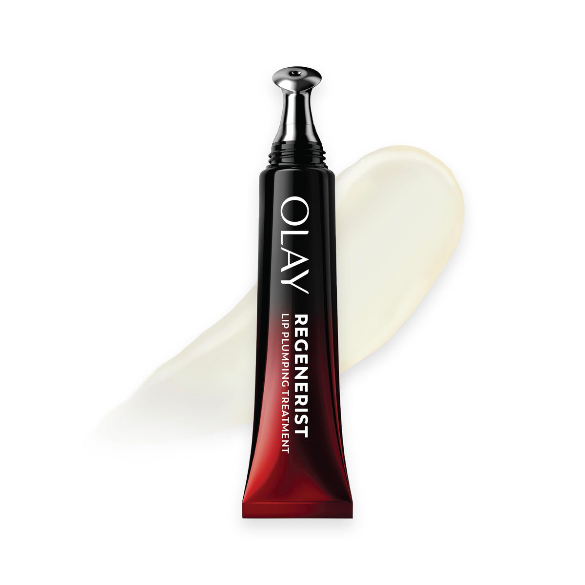 Olay front packaging showing product and branding for immediate recognition and trust