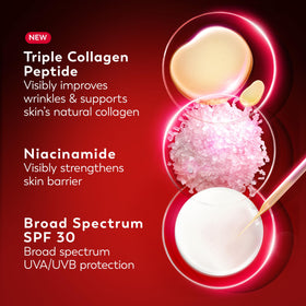 Olay Regenerist on model applying cream shows smooth finish and makeup-ready skin