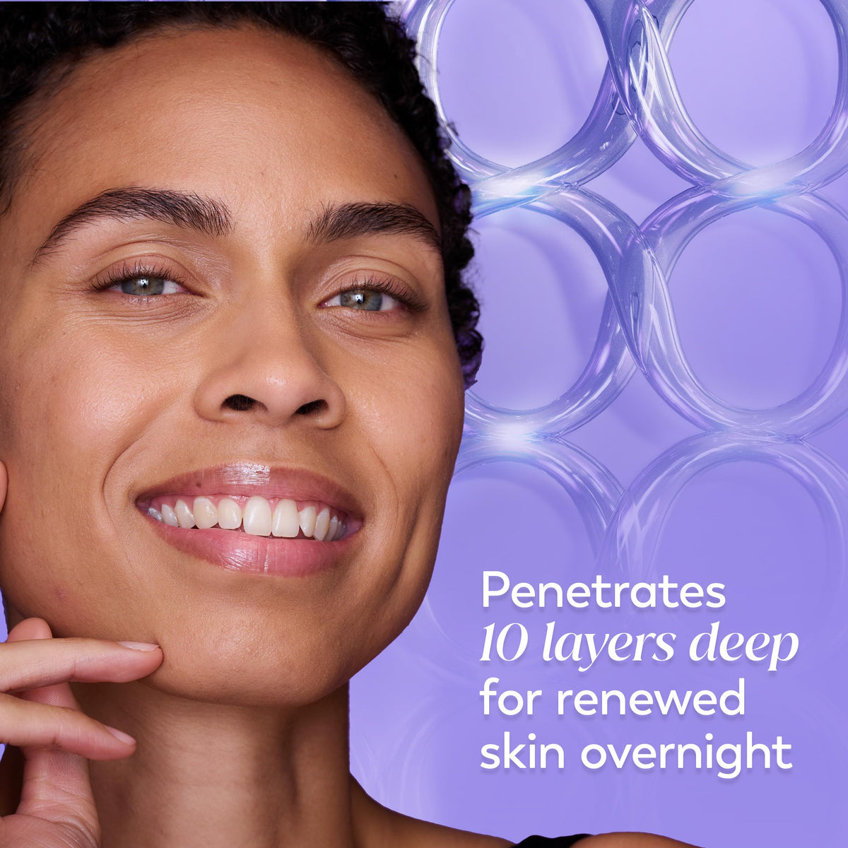Olay jar on a nightstand demonstrating nightly skincare routine benefit