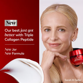 Olay Regenerist open jar creamy texture illustrating smooth hydration