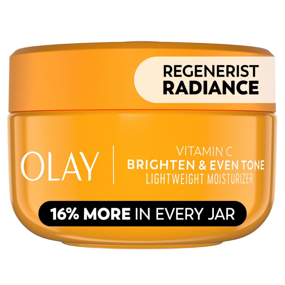 Olay jar front packaging showing product name and benefit