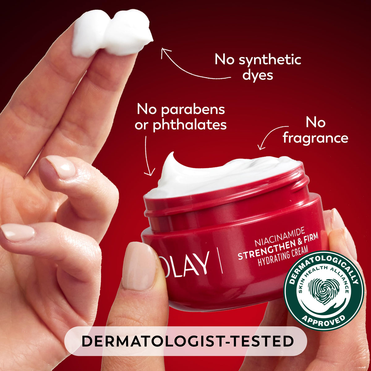 Olay recyclable packaging display encouraging easy eco-friendly recycling