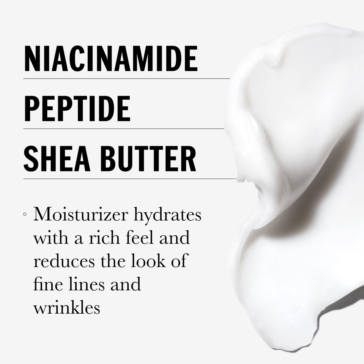 Olay product label close-up highlighting ingredients and transparency