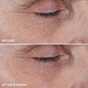 Olay cream texture spread on skin illustrating lightweight hydration benefit