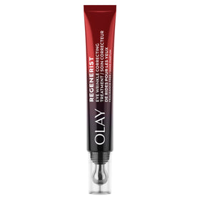 Olay front packaging showing roller tube for easy travel and storage